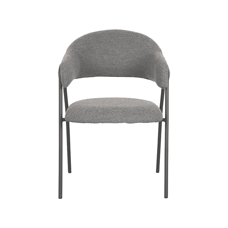 LABEL51 Eetkamerstoel Lowen – Luxe Bouclé – Stijlvol & Comfortabel